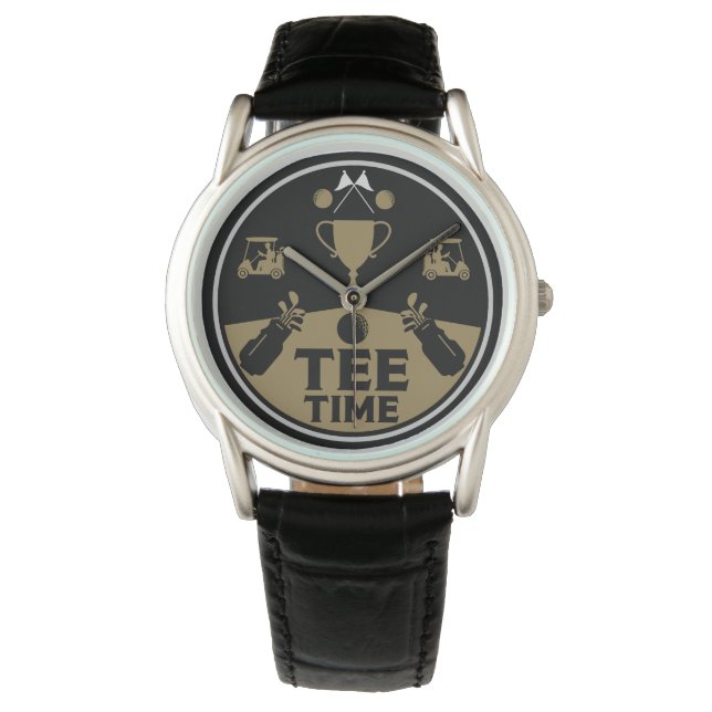 Over The Hill Birthday Golfer Watch (Front)