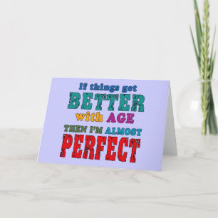 Over the Hill Birthday Humour Card