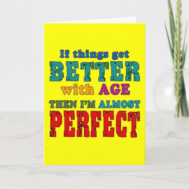 Over the Hill Birthday Humour Card (Front)