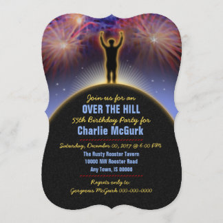 Over The Hill Birthday Party Invitation