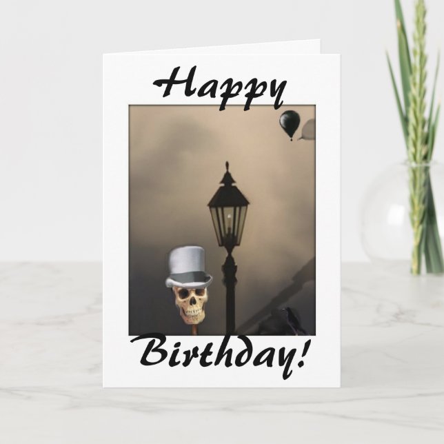 'Over The Hill' Card (Front)