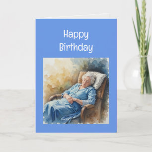 Over the Hill,  Fun Old Age Birthday  Card