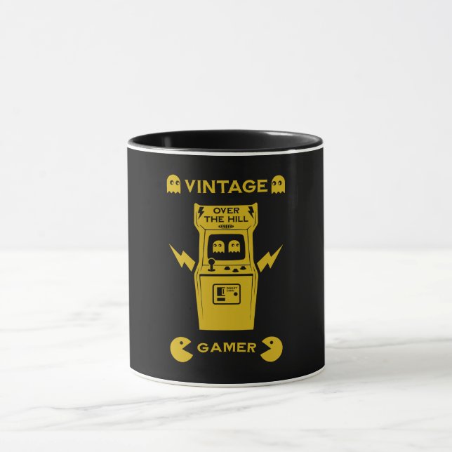 Over The Hill Gamers Birthday Mug (Center)