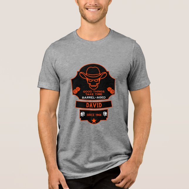 Over The Hill Getting Old Tri-Blend Shirt (Front)