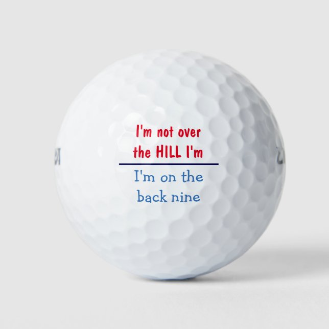 Over The Hill Golf Balls (Front)