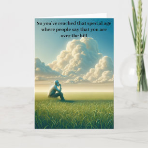 Over the Hill or Under? Holiday Card