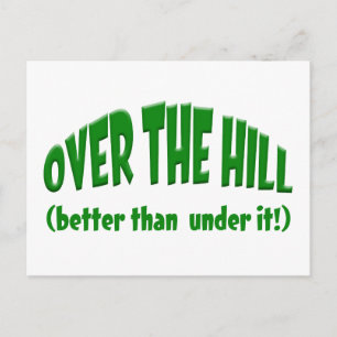 Over the Hill Postcard