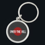 Over the Hill Rock N Roll Record   Keychain<br><div class="desc">Have a rockin' event with these customisable "over the hill" keyrings.</div>
