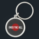 Over the Hill Rock N Roll Record   Keychain<br><div class="desc">Have a rockin' event with these customisable "over the hill" keyrings.</div>