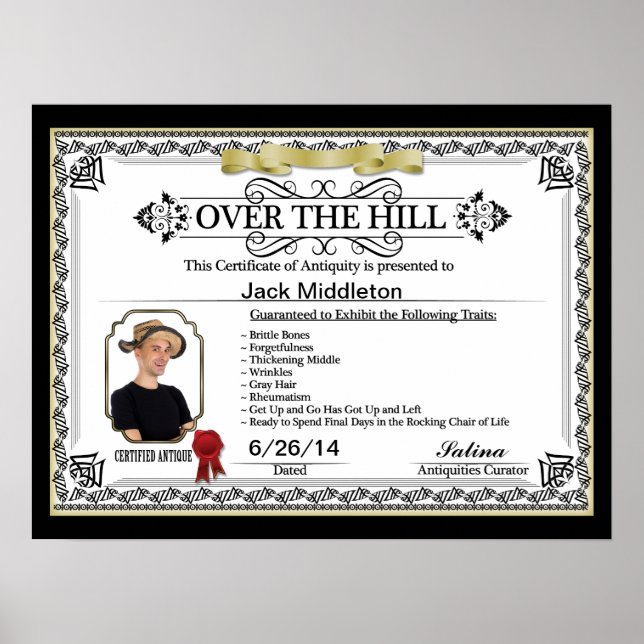 Over the Hill - SRF Poster (Front)