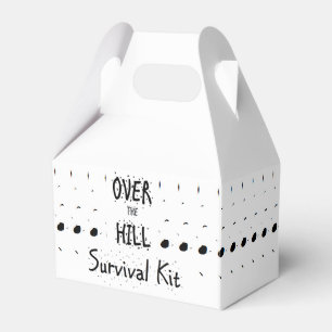 "Over the Hill" Survival Kit Favour Box