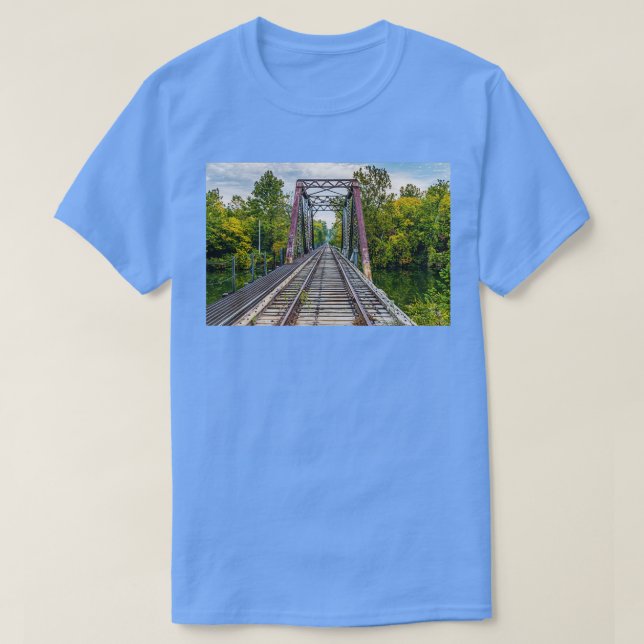Over The Lake And Through The Woods T-Shirt (Design Front)