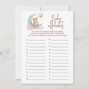 Over the Moon ABC Baby Alphabet Game Card