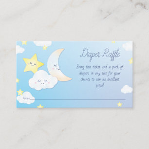 Over the Moon and Stars Enclosure Card