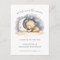 Over The Moon Baby Bear Moon Stars Pregnancy 