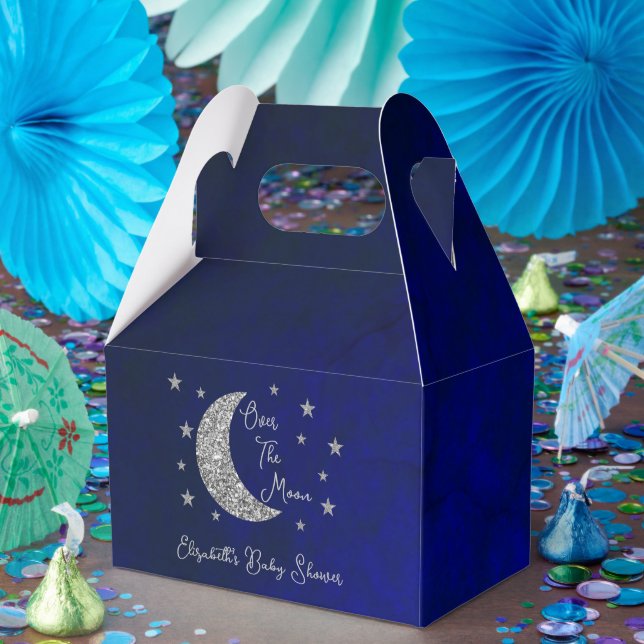 Over The Moon Baby Shower Favour Box (Party)