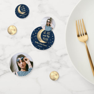 Over The Moon   Baby Shower Photo Confetti