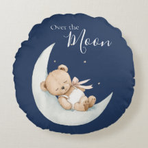 Over the Moon Bear Blue Baby