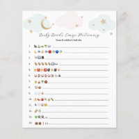 Over the Moon Blue Pink Baby Books Emoji Game 
