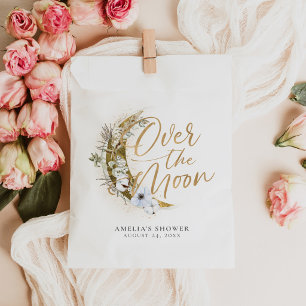 Over the Moon Boho Gold Dust & Clouds Favour Bag