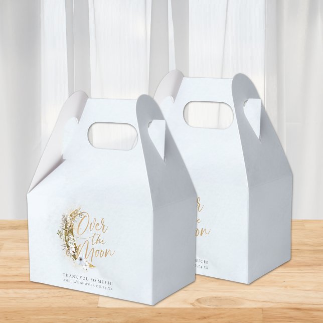 Over the Moon Boho Gold Dust & Clouds Favour Box (Creator Uploaded)