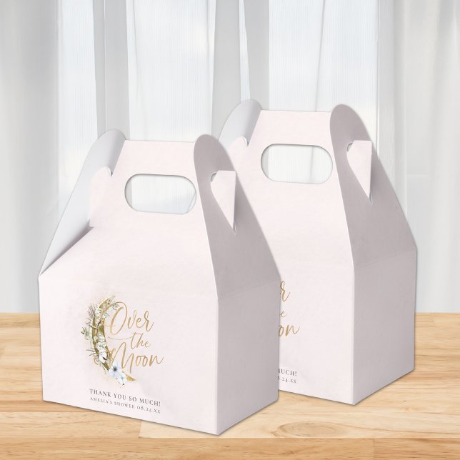 Over the Moon Boho Gold Dust & Clouds Favour Box (Creator Uploaded)