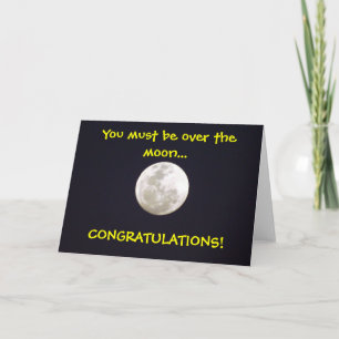 Over the Moon Card