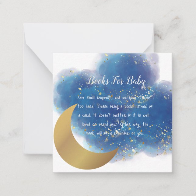 Over the Moon Diaper Raffle Card (Front)