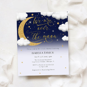 Over the Moon Gender Neutral Baby Shower