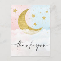 Over The Moon Gender Reveal Thank You