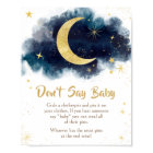 Over the Moon Gold Stars Blue Don't Say Baby