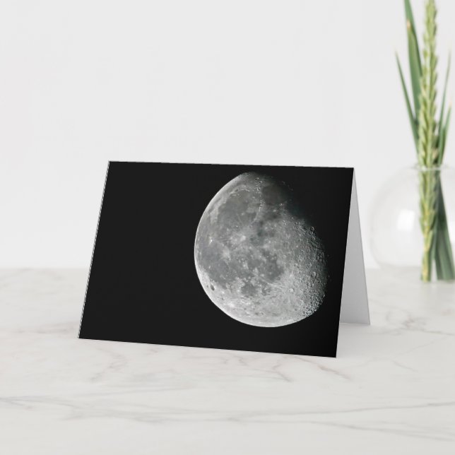 Over the Moon Holiday Card (Front)