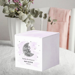 Over The Moon Neutral Baby Shower Favour Box