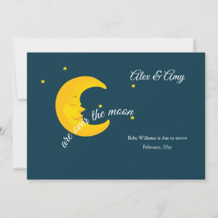 Over the Moon Pregnancy Announcement