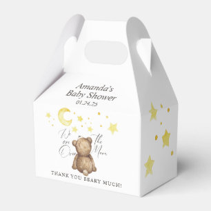 Over The Moon Teddy Bear Baby Shower Favour Box