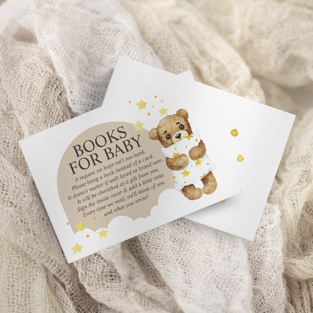 Over The Moon Teddy Bear Books for Baby  Enclosure Card (Creator Uploaded)