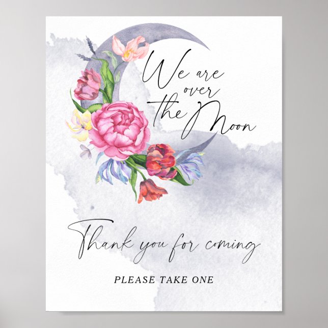  Over the moon Thank you for coming Poster (Front)