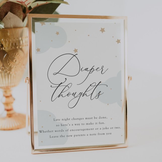 Over the Moon Twinkle Star Late Night Diapers Poster (Creator Uploaded)