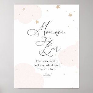 Over the Moon Twinkle Star Momosa Sign