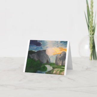 Over the Mountain Thank You Card