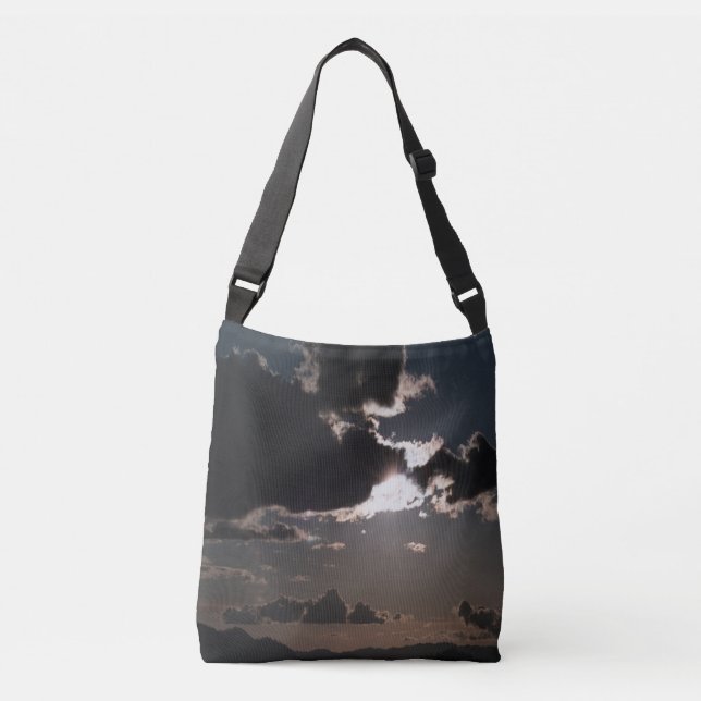 Over the mountains.... crossbody bag (Front)