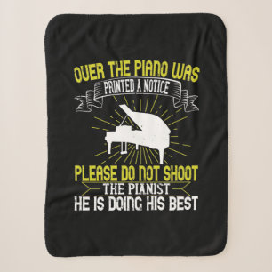 Over The Piano Was Printed A Notice Sherpa Blanket