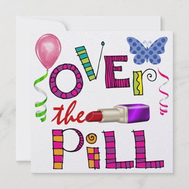 Over the Pill - SRF Invitation (Front)