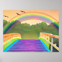 Over the Rainbow Bridge -Lisa-Dawn Designs OWN ART