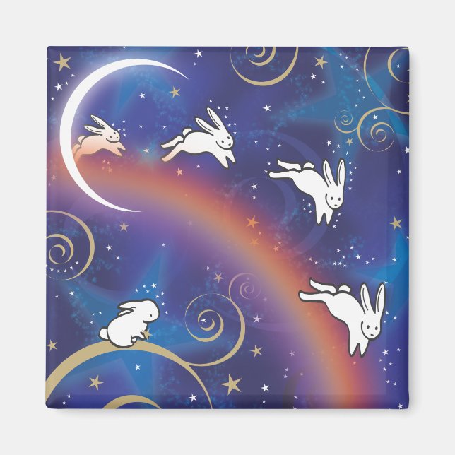 OVER THE RAINBOW BRIDGE MAGNET (Front)