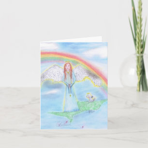 Over the Rainbow Bridge Note Card