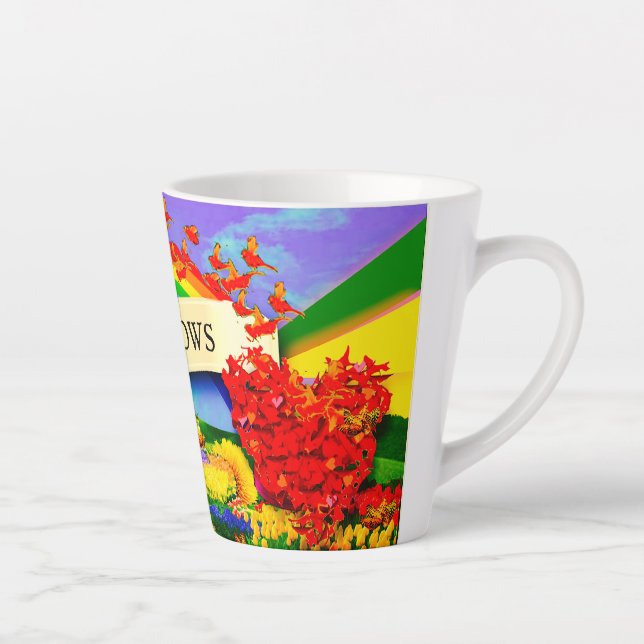 OVER THE RAINBOW LATTE MUG (Right)