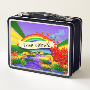 OVER THE RAINBOW METAL LUNCH BOX