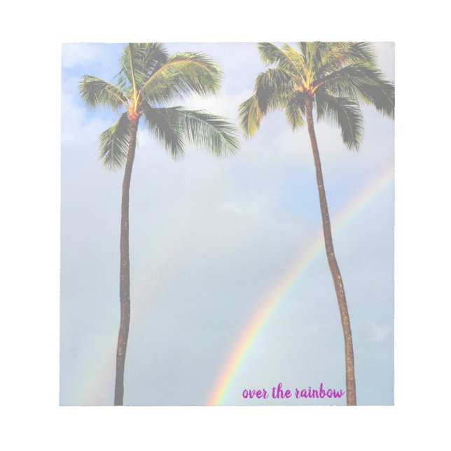 over the rainbow - notepad (Front)