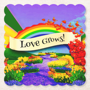 OVER THE RAINBOW PAPER COASTER